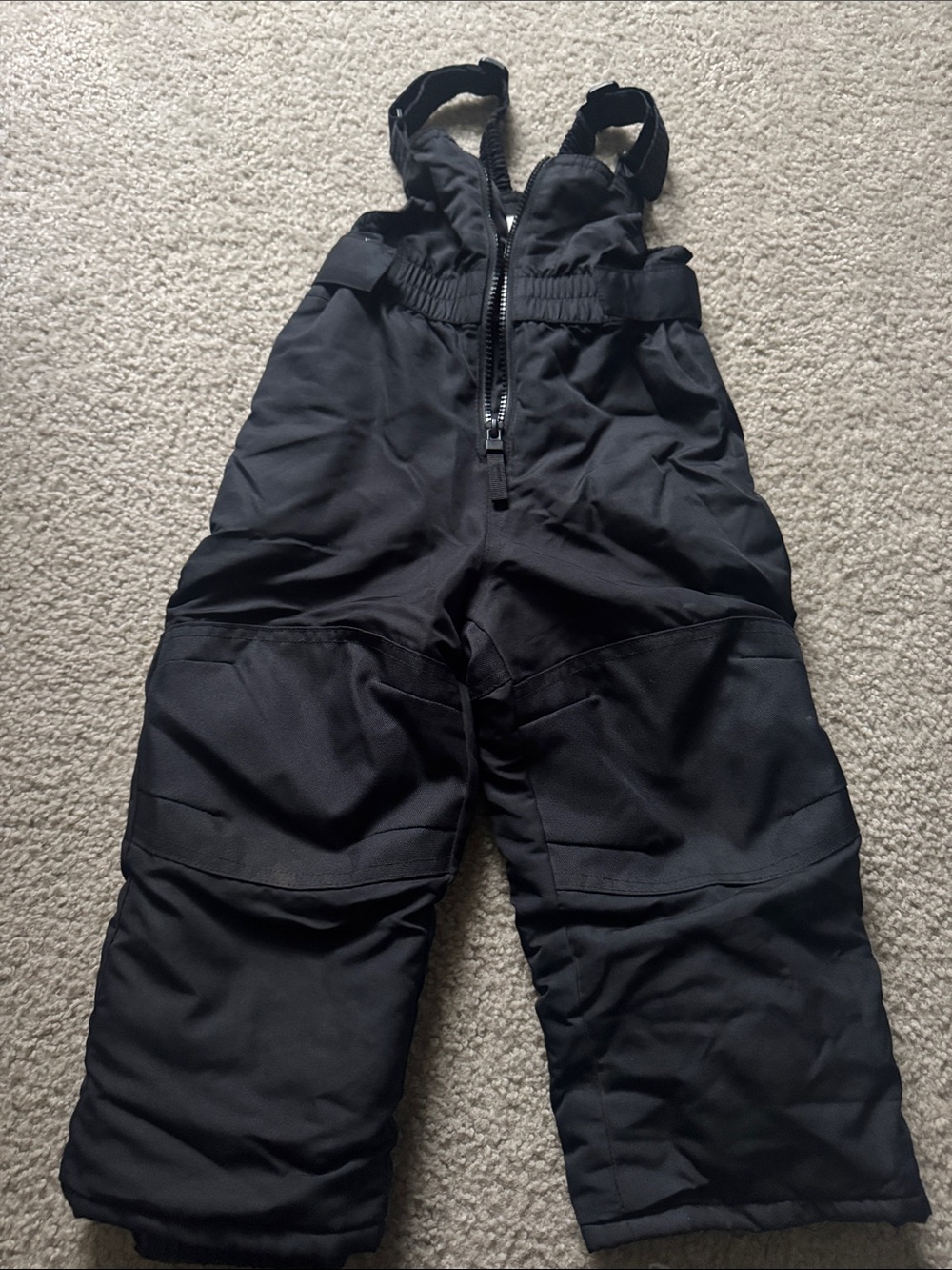 Cat & Jack Black Kids Snow Overalls